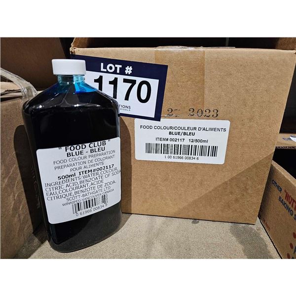 Food Club Blue food coloring 12 x 500ml