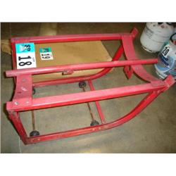 BARRELL STAND ON WHEELS