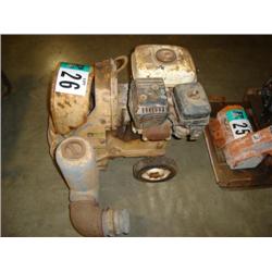WACKER 3in. DIAPHRAM WATER PUMP, s/n N/A: