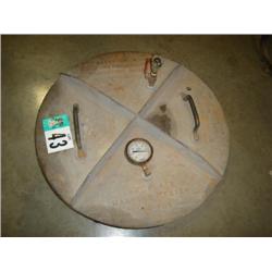 MANHOLE VACUUM TEST LID W/GAUGES