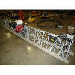 MORRISON SUPER SCREED 0MS2-0202A VIBRATING CONCRETE SCREED, s/n EGS-03825: