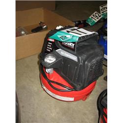 HUSKY MINI PANCAKE ELECTRIC  AIR COMPRESSOR, s/n N/A: