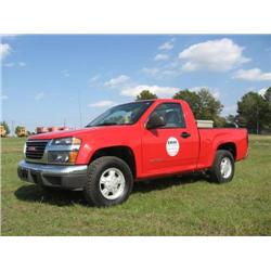 GMC CANYON 4 X 2 PICKUP, s/n 1GTCS148148172462: