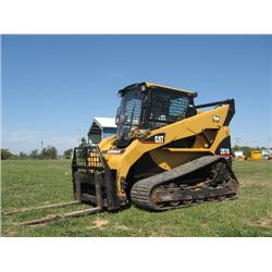 CATERPILLAR 287B TRACK TYPE SKID STEER LOADER, s/n ZSA01707: