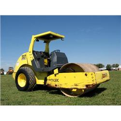 PROTEC BOXER 107 VIBRATORY SMOOTH DRUM COMPACTOR, s/n 1079383: