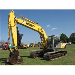 KOBELCO SK200LC HYDRAULIC EXCAVATOR, s/n YQU2219: