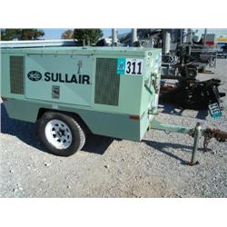 SULLAIR 185DPQJD PORTABLE AIR COMPRESSOR, s/n 004-118908:
