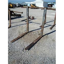 CUSTOMBUILT FORKS TO FIT ON LOADER BACKHOE BUCKET