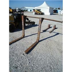 CUSTOMBUILT FORKS TO FIT ON LOADER BACKHOE BUCKET