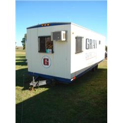 MSI 8ft. X 36ft. S/A OFFICE TRAILER, s/n 98-660: