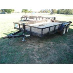 TNT 8ft. X 16ft. T/A UTILITY TRAILER, s/n 1T9AA08175D526666: