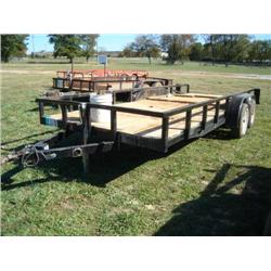 TNT 8ft. X 16ft. T/A UTILITY TRAILER, s/n 1T9AA08113D526899: