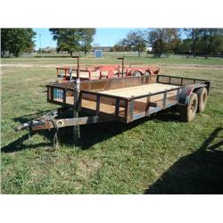 TNT 8ft. X 16ft. T/A UTILITY TRAILER, s/n 1T9AA08182D526610: