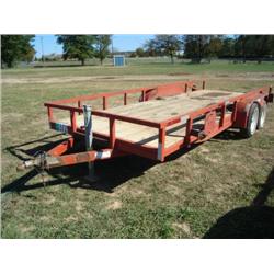 TNT 8ft. X 18ft. T/A UTILITY TRAILER, s/n 1T9AA0818YD526373: