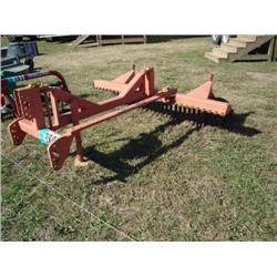7ft. ROCK RAKE, 3 POINT HITCH MOUNT