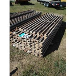 QUANTITY OF 4in. STEEL CONCRETE SIDEWALK FORMS (50 COUNT), s/n N/A: