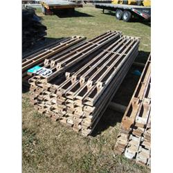 QUANTITY OF 4in. STEEL CONCRETE SIDEWALK FORMS (43COUNT), s/n N/A: