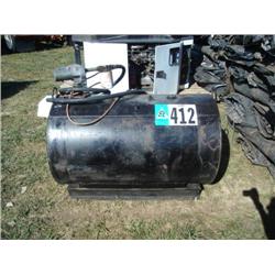 ROUND FUEL TANK W/ELECTRIC PUMP