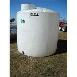 2100 GAL PLASTIC WATER TANK