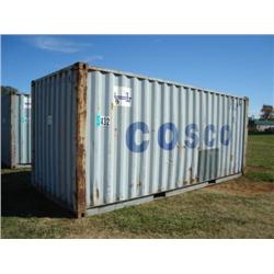 8ft. X 8.5ft. X 20ft SHIPPING CONTAINER