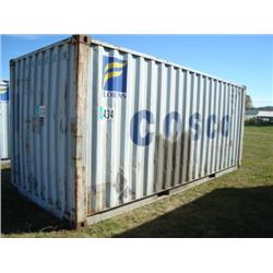 8ft. X 8.5ft. X 20ft SHIPPING CONTAINER