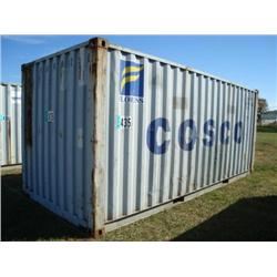 8ft. X 8.5ft. X 20ft SHIPPING CONTAINER