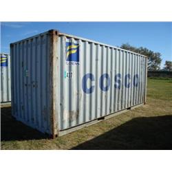 8ft. X 8.5ft. X 20ft SHIPPING CONTAINER