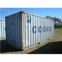 8ft. X 8.5ft. X 20ft SHIPPING CONTAINER