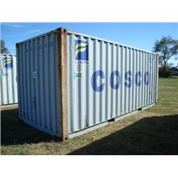 8ft. X 8.5ft. X 20ft SHIPPING CONTAINER