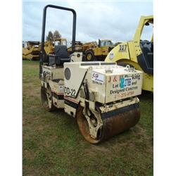 INGERSOLL-RAND DD22, TANDEM SMOOTH DRUM VIBRATORY ROOLER, s/n 157675S