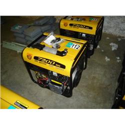 LYNX SY7200 WATT PORTABLE GENERATOR, s/n N/A