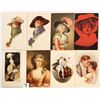 Image 2 : Signed Artist Pretty Lady Greeting Postcards 36