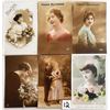 Image 1 : Real Photo Women - Tinted & Holidays 110 Postcards