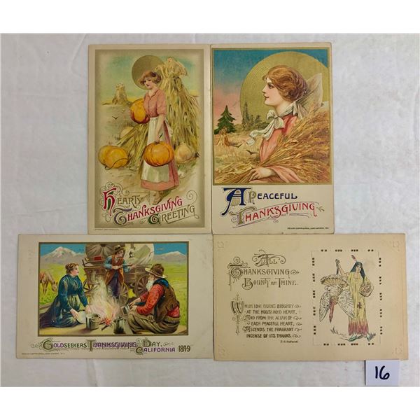Schmucker Thanksgiving Winsch Holiday Greeting Postcards 20