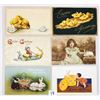 Image 2 : Easter Holiday Greeting Postcards - All with Bunnies & Chicks 28 Cards