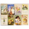 Image 3 : Easter Holiday Greeting Postcards - All with Bunnies & Chicks 28 Cards