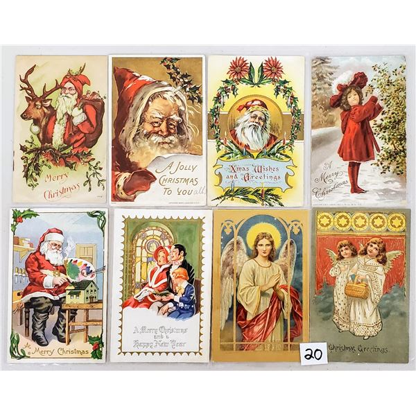 Christmas & New Year Holiday Greeting Postcards 90