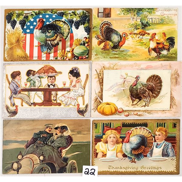 Group of 200 Holiday Greetings, Ladies, Animals, Thanksgiving, Elves & More