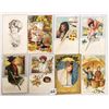 Image 2 : Group of 200 Holiday Greetings, Ladies, Animals, Thanksgiving, Elves & More