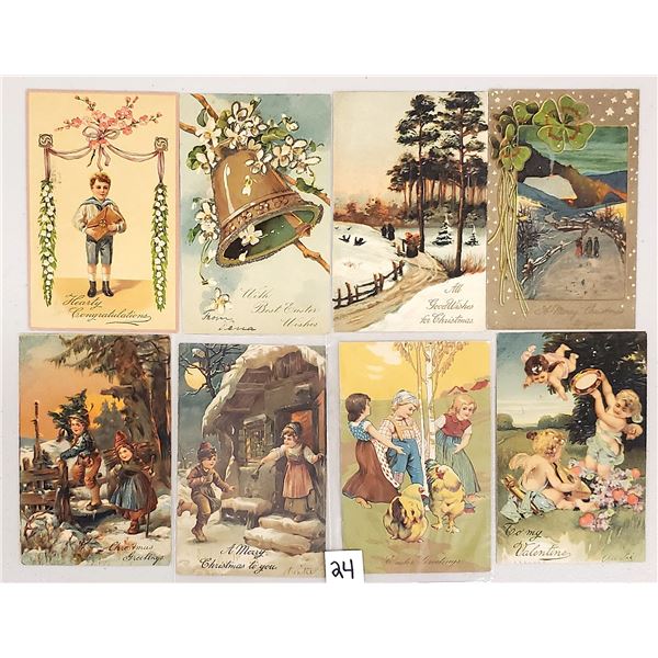 PFB Holiday Greeting Postcards Approx. 50