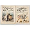 Image 1 : 5 Antique 1880s Puck Magazine