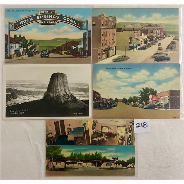 Wyoming Approx. 80 Postcards