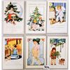 Image 2 : Whitney Publishing Children Greetings Holiday Postcards 14