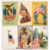 Image 1 : Patriotic Flag Greeting Postcards 28