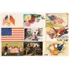 Image 2 : Patriotic Flag Greeting Postcards 28