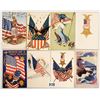 Image 3 : Patriotic Flag Greeting Postcards 28