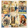 Image 1 : Patriotic Greeting Lincoln Set Postcards 18