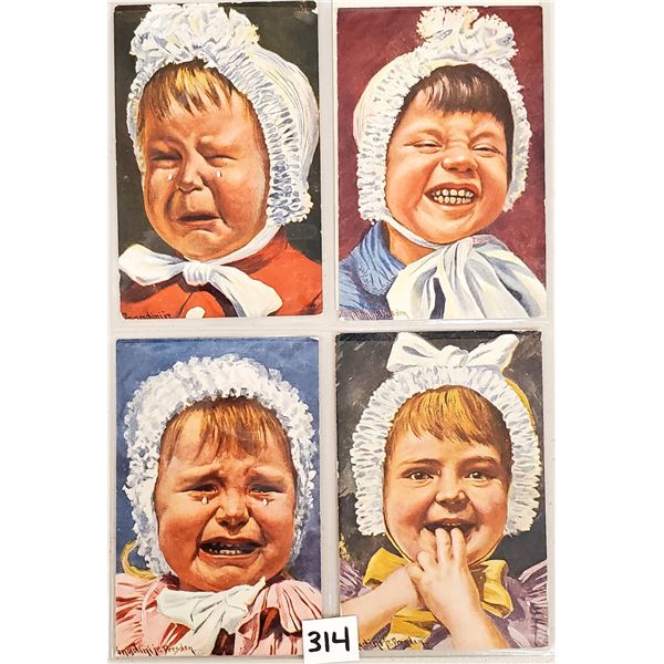 Children Greetings Album 19 Postcards