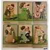 Image 1 : PFB Publishing Ser. 6310 Romance Comic Greeting Postcard Set of 6