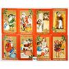 Image 2 : Tuck Santa Claus & Children Crimson & Gold Holiday Greeting Postcards 24